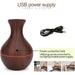  Mini Wooden Vase Pot Diffuser Mist Humidifier - specs