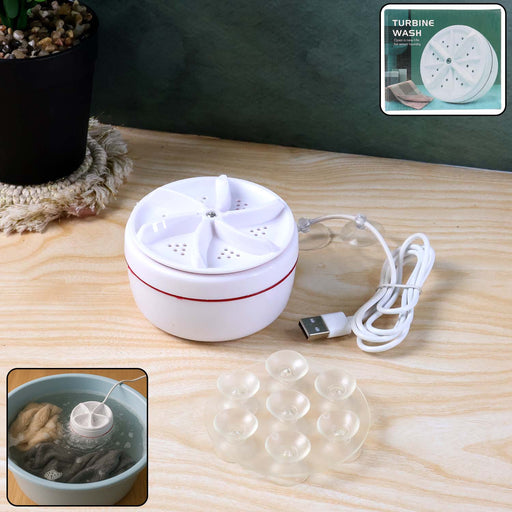 Mini Turbo Washing Machine – Portable USB Washer for Home & Small Spaces by Your Brand