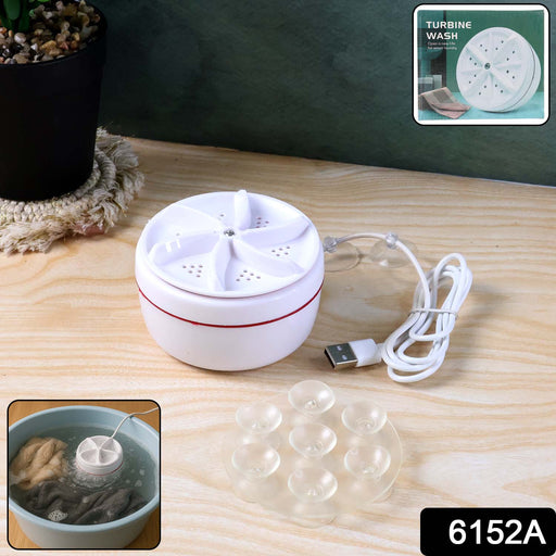 Mini Turbo Washing Machine – Portable USB Washer for Home & Small Spaces by Your Brand