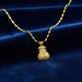 Elegant Gold Finish Floral & Traditional Pendant Necklace (1 Pc, Mix Design) by Your Brand