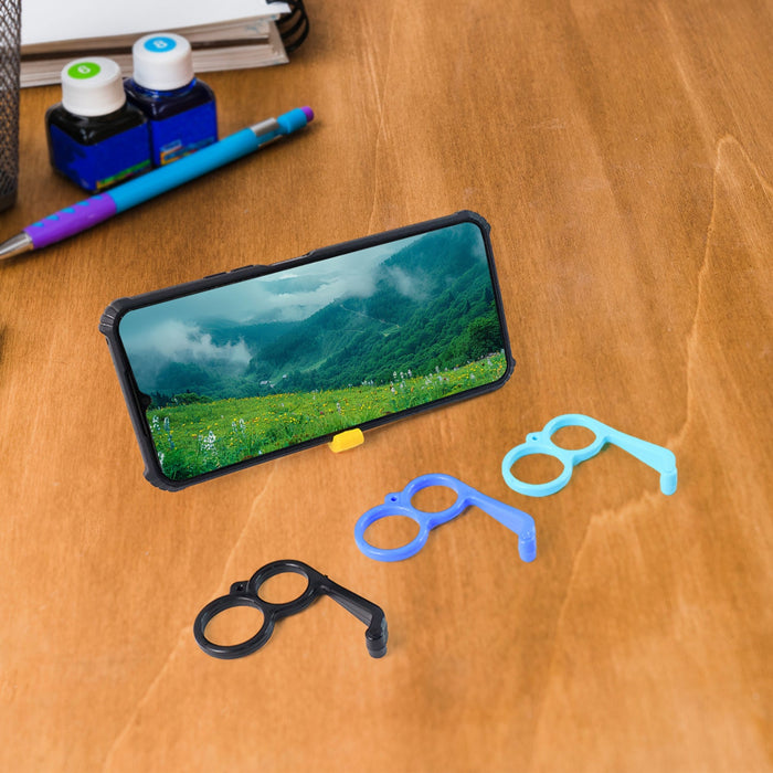 Plastic Hand Mobile Stand (Mix Color / 50 Pc) by Your Brand
