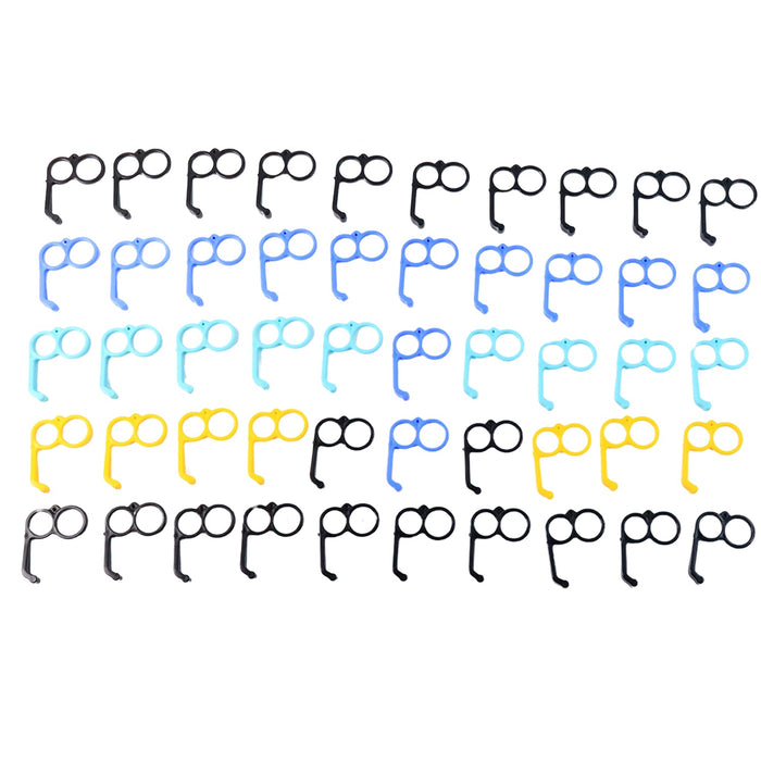 Plastic Hand Mobile Stand (Mix Color / 50 Pc) by Your Brand