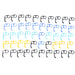 Plastic Hand Mobile Stand (Mix Color / 50 Pc) by Your Brand