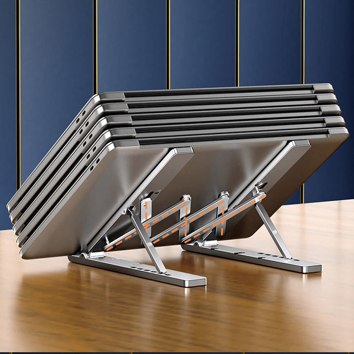 Adjustable Foldable Aluminium Laptop Stand (1 Set) by Your Brand