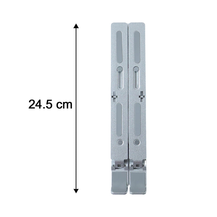 Adjustable Foldable Aluminium Laptop Stand (1 Set) by Your Brand