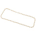 Elegant Pearl Beaded Necklace with Golden Chain Accents (1 Pc) by Your Brand