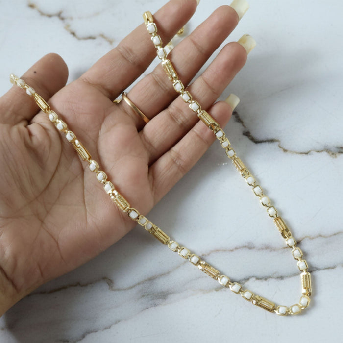 Gold-Tone Designer Chain Necklace (1 Pc) by Your Brand