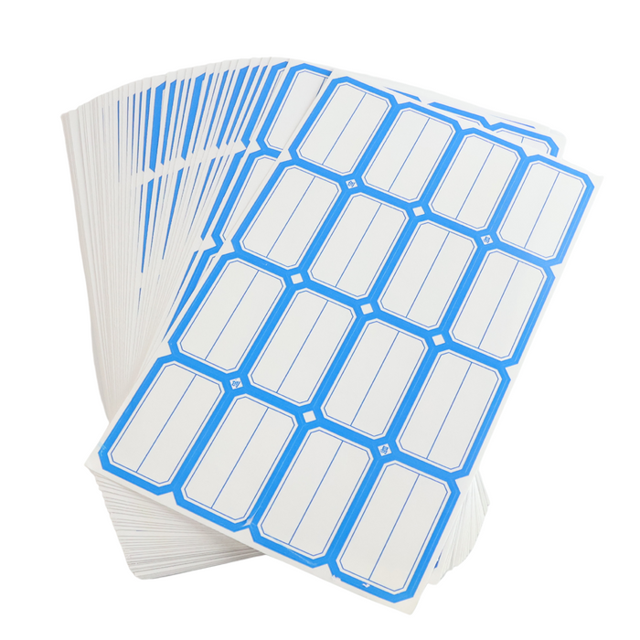 Writable Label Stickers – 50 Sheets Self-Adhesive Label by Your Brand