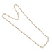 Elegant Pearl Beaded Long Necklace with Gold-Tone Link Chain (1Pc) by Your Brand