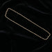 Elegant Pearl Beaded Long Necklace with Gold-Tone Link Chain (1Pc) by Your Brand