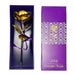Luxury Decorative Gold Plated Artificial Golden Rose with Premium Box by Your Brand