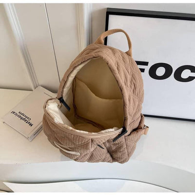 Cute & Stylish Puffed Backpack for School & College
