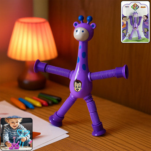 Giraffe Shape Flexible Magic Spring Toy (1 Pc) by Your Brand