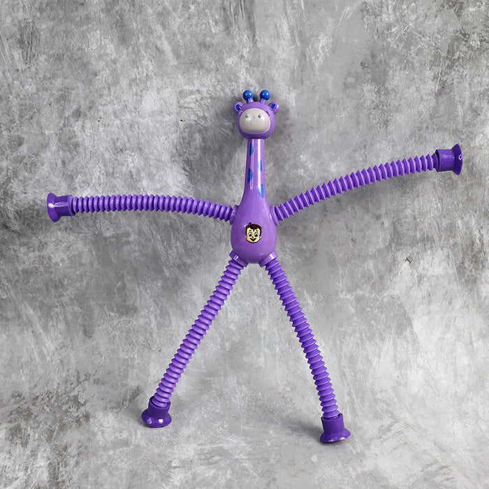 Giraffe Shape Flexible Magic Spring Toy (1 Pc) by Your Brand
