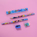 Kids 5 in 1 Stationery Kit with Cartoon Style Carry Bag by Your Brand