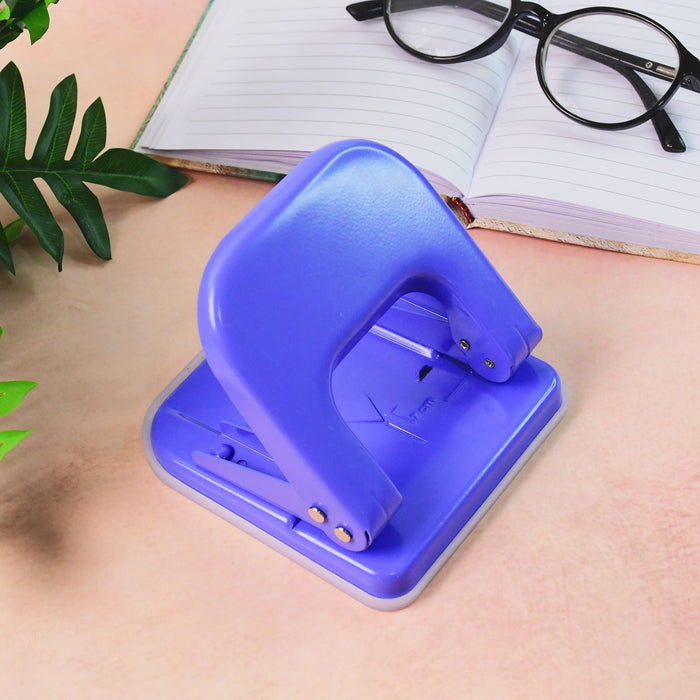 Kangaro DP-500 Heavy Duty Two-Hole Punch Machine with Metal Base by Your Brand
