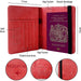 Premium Multifunction Travel Passport Holder & Wallet (15x11cm / 1 Pc) by Your Brand