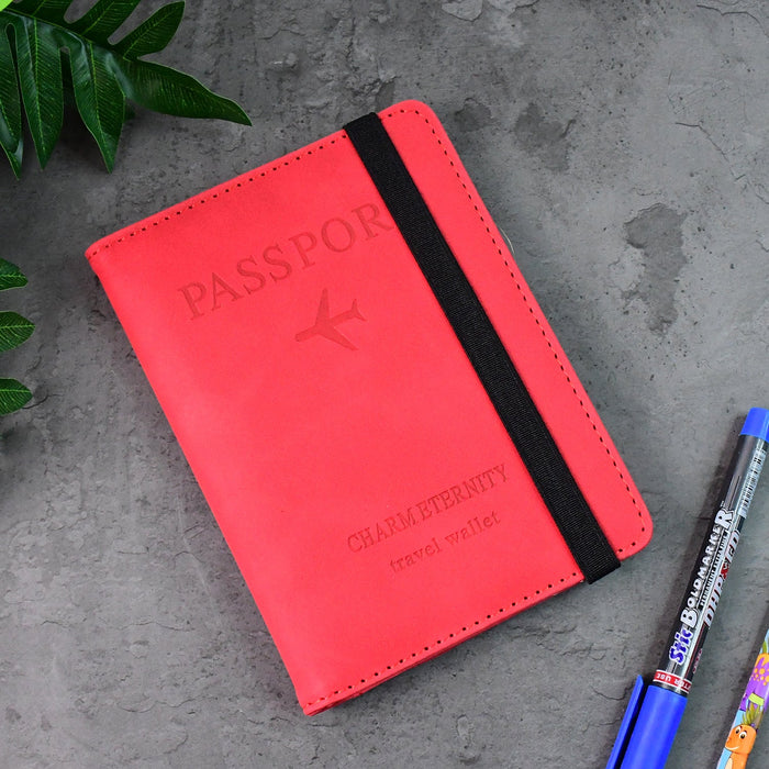 Premium Multifunction Travel Passport Holder & Wallet (15x11cm / 1 Pc) by Your Brand