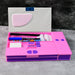 Multi-Functional Space Theme Pencil Box with Built-in Calculator (1 Pc) by Your Brand
