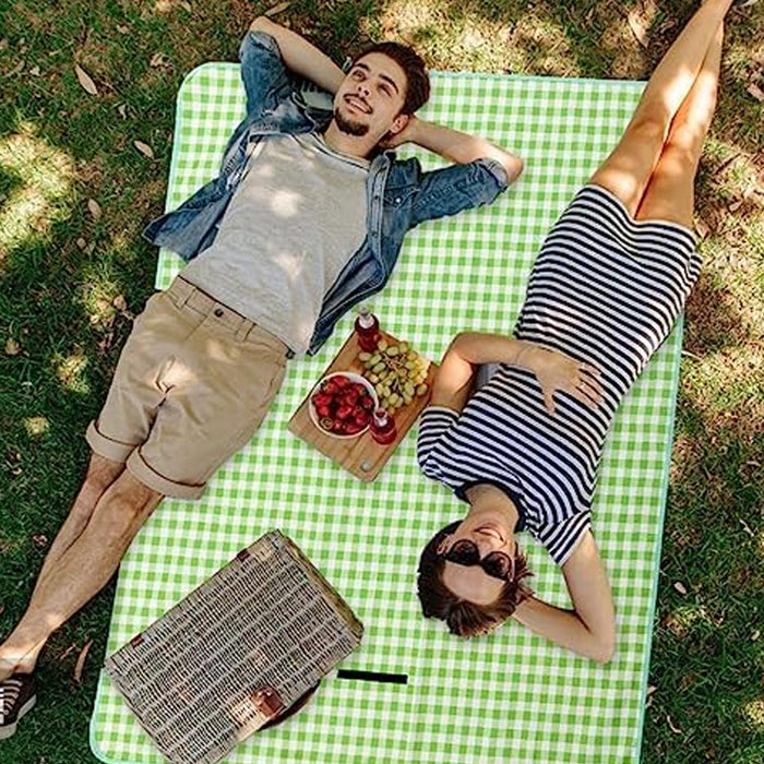 Foldable Picnic Mat with Carry Handle (1 Pc, 144x93 Cm) by Your Brand