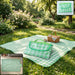 Foldable Picnic Mat with Carry Handle (1 Pc, 144x93 Cm) by Your Brand