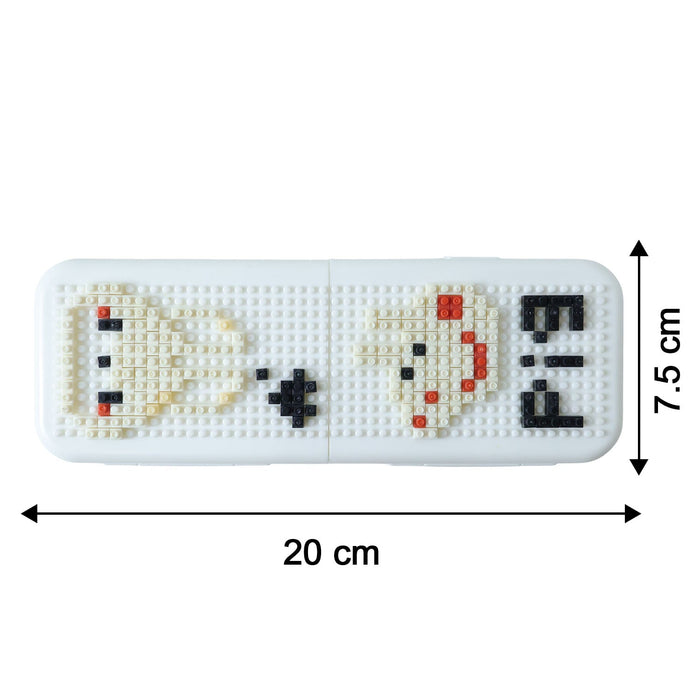 Decorative Pixel Art Style Desk Pen Holder (1 Pc) by Your Brand