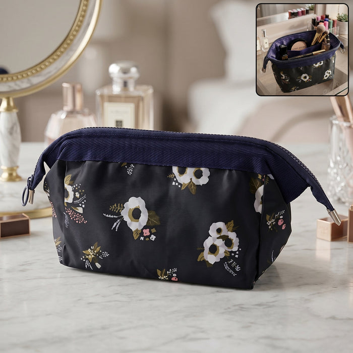 Stylish Multipurpose Cosmetic Storage Pouch Bag (1  Pc, 18x12 Cm)