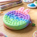 Cute Caterpillar Shape Pop It Silicone Pencil Pouch (1 Pc) by Your Brand