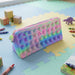 Multicolor Pop It Silicone Pencil Pouch for Kids (1 Pc, 21x10 Cm / Mix Color) by Your Brand