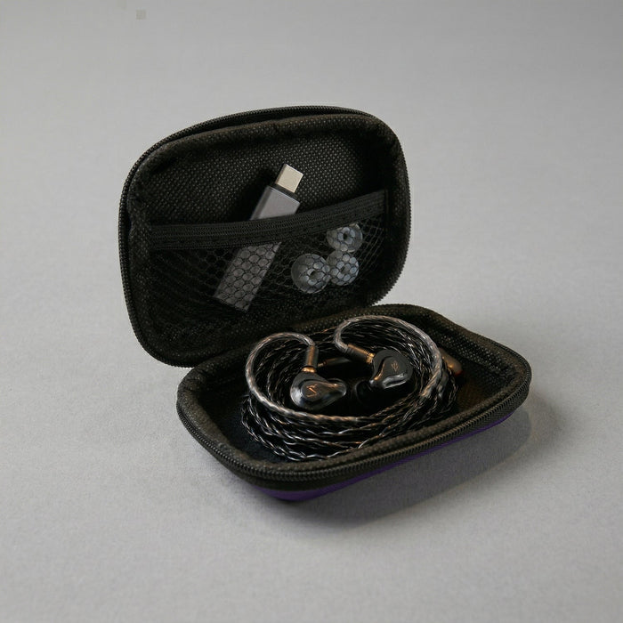 Portable Zipper Carry Case for Earbuds, Charging Cables & Small Accessories by Your Brand