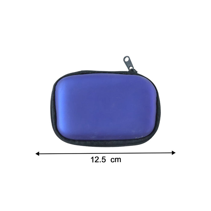 Portable Zipper Carry Case for Earbuds, Charging Cables & Small Accessories by Your Brand