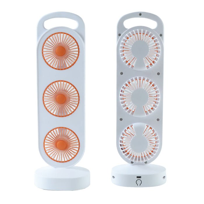 Portable 3 in 1 Design Triple Head Table Fan (1 Pc) by Your Brand