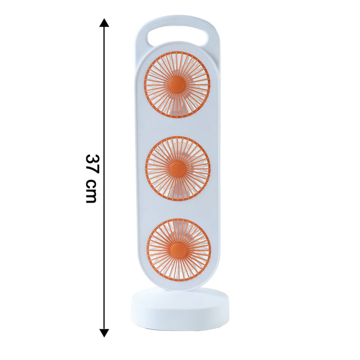 Portable 3 in 1 Design Triple Head Table Fan (1 Pc) by Your Brand