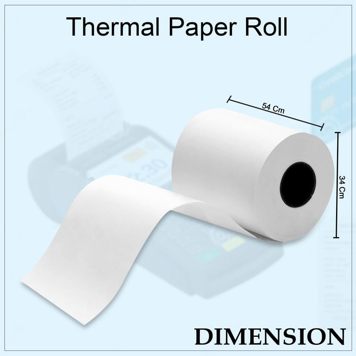 Thermal Label Roll for Barcode Printing (57 x 34 Cm) by Your Brand