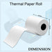 Thermal Label Roll for Barcode Printing (57 x 34 Cm) by Your Brand