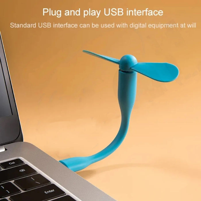 Portable USB Mini Flexible Fan (1 Pc) by Your Brand