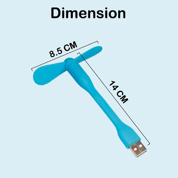 Portable USB Mini Flexible Fan (1 Pc) by Your Brand