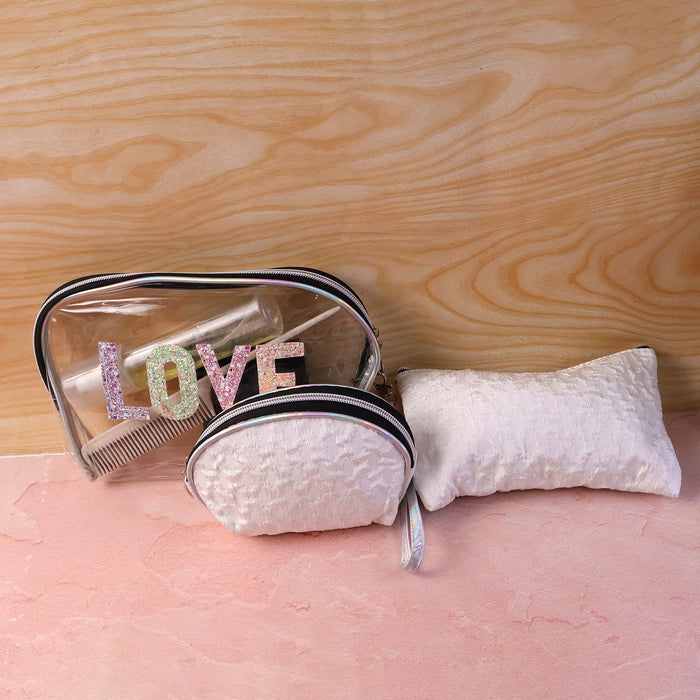 3-in-1 Premium Makeup Bag Set by Your Brand