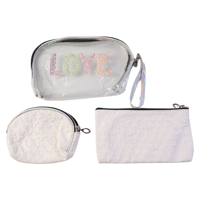 3-in-1 Premium Makeup Bag Set by Your Brand