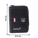 Premium Black Zip-Around Card Holder Wallet (1 Pc) by Your Brand