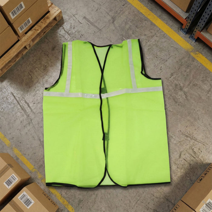 Green Safety Jacket for Construction Protection by Your Brand