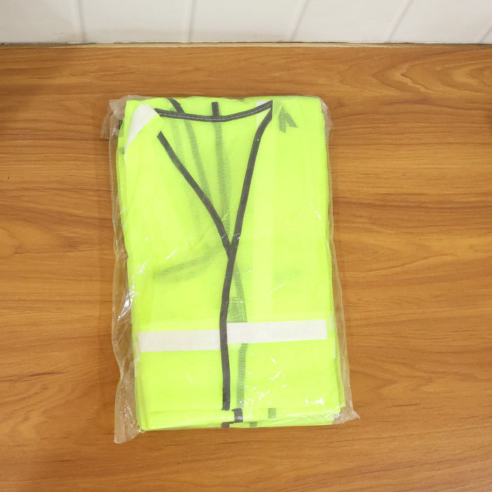 Green Safety Jacket for Construction Protection by Your Brand