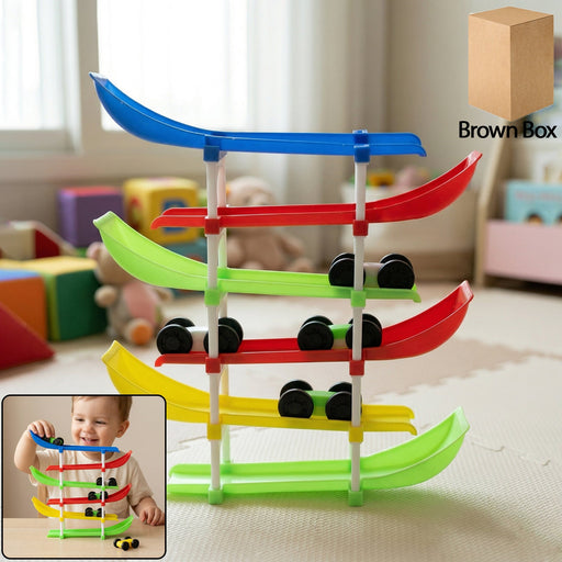 Kids Multi-Level Car Racing Track Toy Set 1 Set by Your Brand