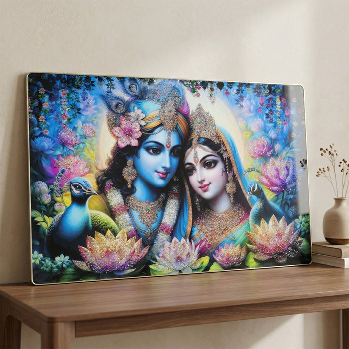 Radha Krishna Wall Hanging Frame