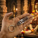  radha krishna engraved keychain