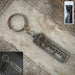 radhe krishna metal keychain