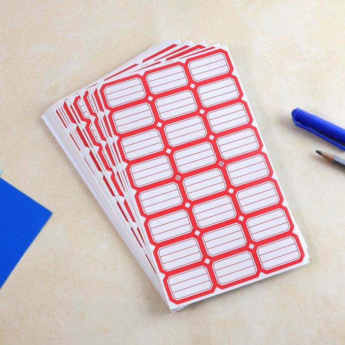 50 Sheets Self-Adhesive Label Stickers by Your Brand
