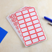50 Sheets Self-Adhesive Label Stickers by Your Brand