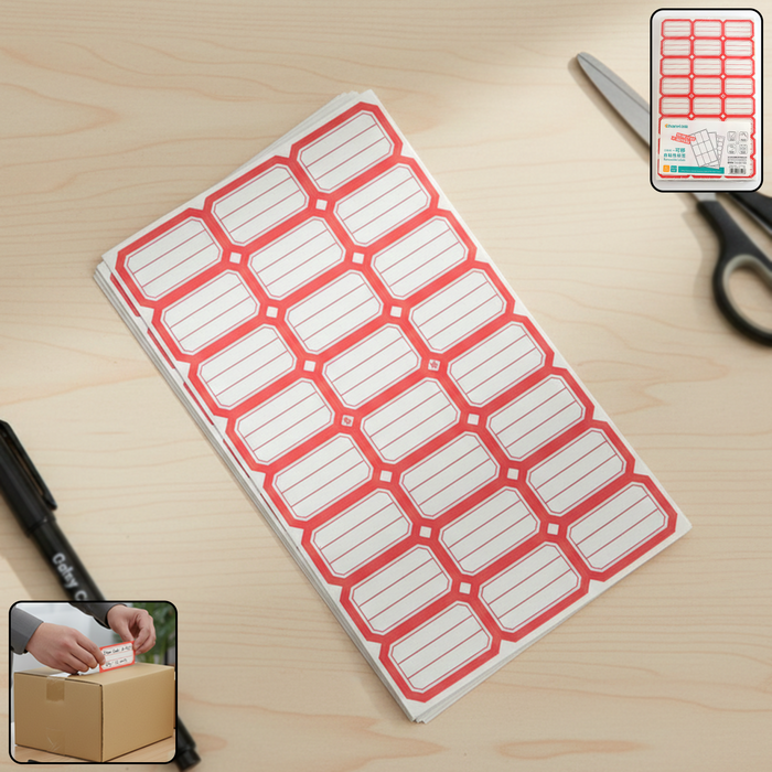 50 Sheets Self-Adhesive Label Stickers by Your Brand