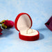 Premium Heart-Shaped Velvet Jewellery Ring Box (1 Pc) by Your Brand